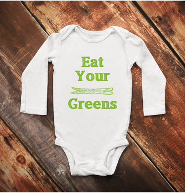 Eat Your Greens Baby Bodysuit