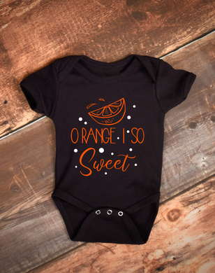 Orange I So Sweet Baby Bodysuit