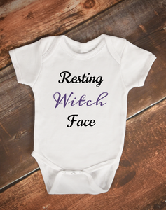 Resting Witch Face Baby Bodysuit
