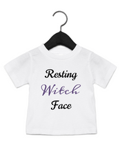 Load image into Gallery viewer, Resting Witch Face Baby Bodysuit