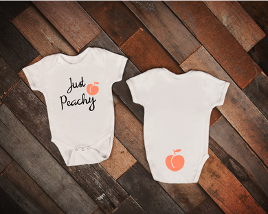 Just Peachy Baby Bodysuit