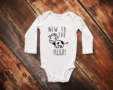 New To The Herd Baby Bodysuit