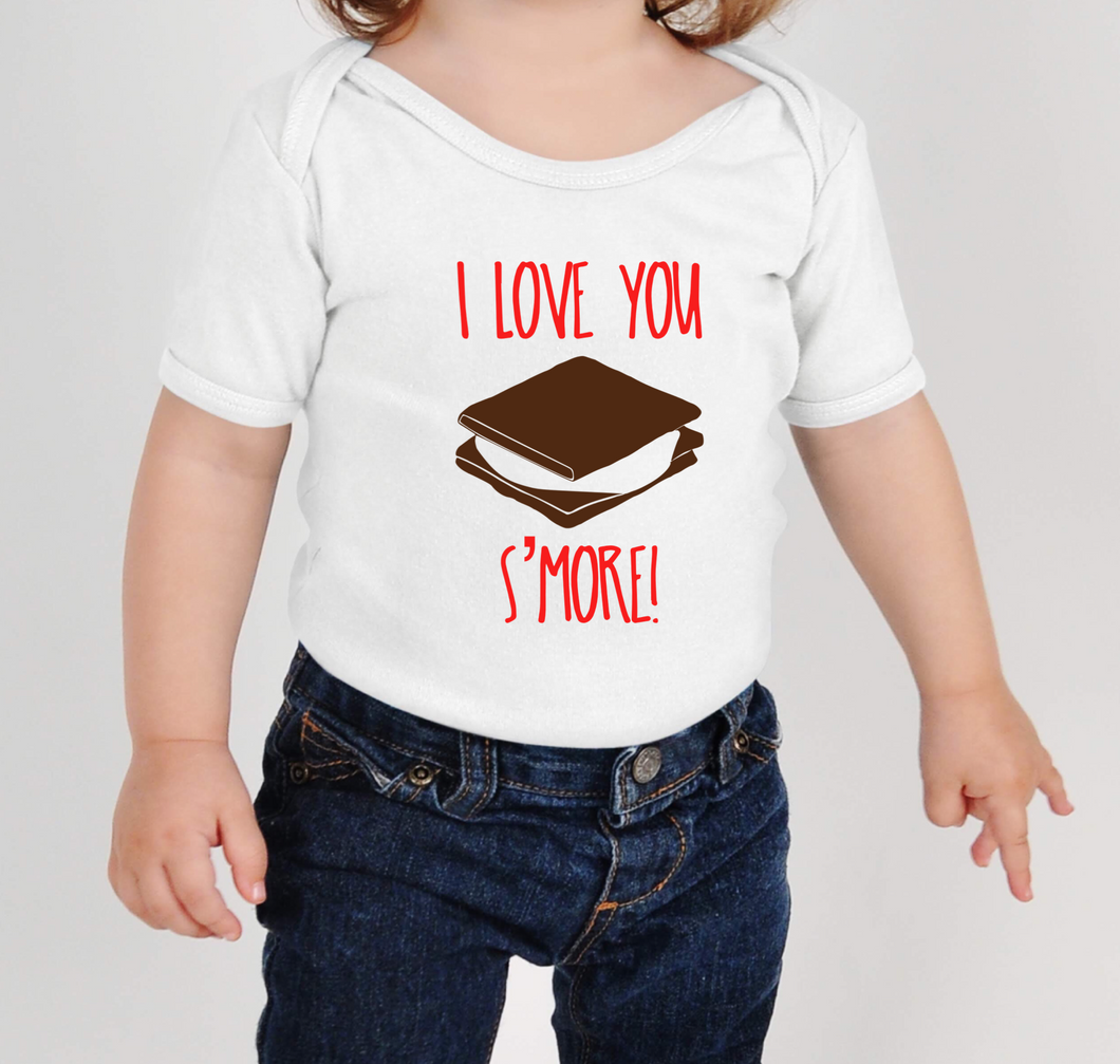 I Love You S'more! Baby Bodysuit