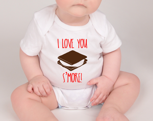 I Love You S'more! Baby Bodysuit