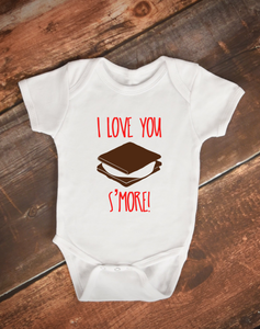 I Love You S'more! Baby Bodysuit