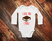 Load image into Gallery viewer, I Love You S&#39;more! Baby Bodysuit