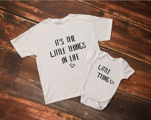 It's The Little Things Mommy and Me Clothing Set