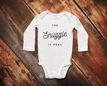 Load image into Gallery viewer, The Snuggle Is Real Baby Bodysuit