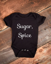 Load image into Gallery viewer, Sugar, Spice &amp; Everything Nice Twin Set Baby Bodysuits