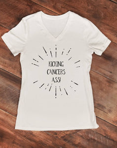 Kicking Cancers Ass Women's T-Shirt