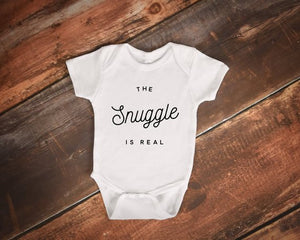 The Snuggle Is Real Baby Bodysuit