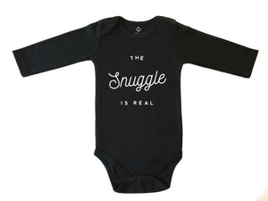 The Snuggle Is Real Baby Bodysuit