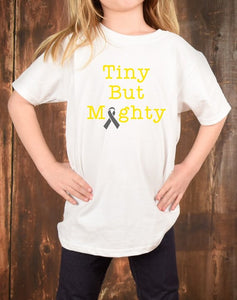 Brain Cancer Tiny But Mighty T-Shirt.