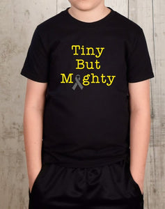 Brain Cancer Tiny But Mighty T-Shirt.
