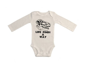 Life Finds A Way Cute Baby Bodysuit