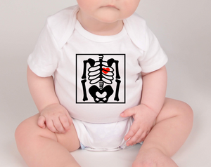 X-Ray Skeleton Baby Bodysuit