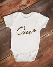 Load image into Gallery viewer, One Baby Girl 1st Birthday Bodysuit