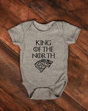 Load image into Gallery viewer, King of the North Baby Bodysuit