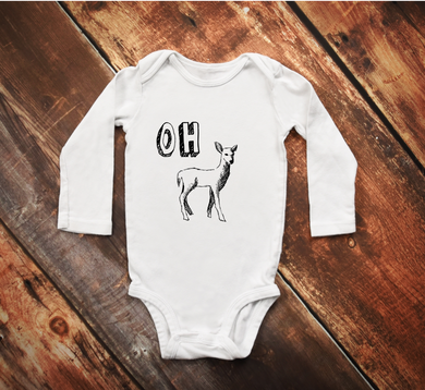 Oh Deer Baby Bodysuit