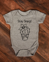 Load image into Gallery viewer, Stay Sharp Cactus Baby Bodysuit