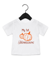 Load image into Gallery viewer, My 1st Thanksgiving Baby Bodysuit