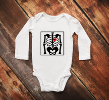 Load image into Gallery viewer, X-Ray Skeleton Baby Bodysuit